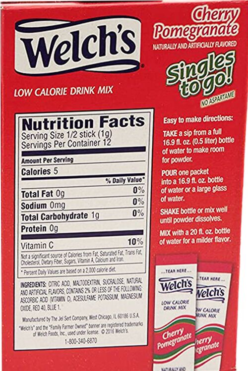 Welch's Zero Sugar Singles-to-Go