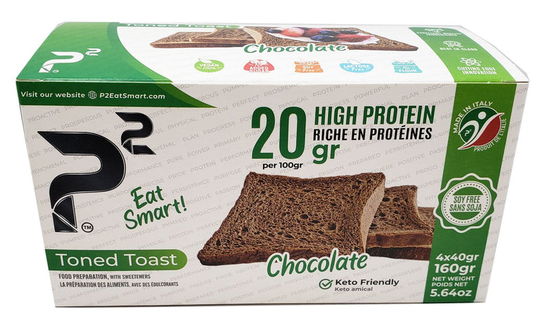 P2 Eat Smart High Protein/High Fiber Toned Toast 160 grams (5.64oz)