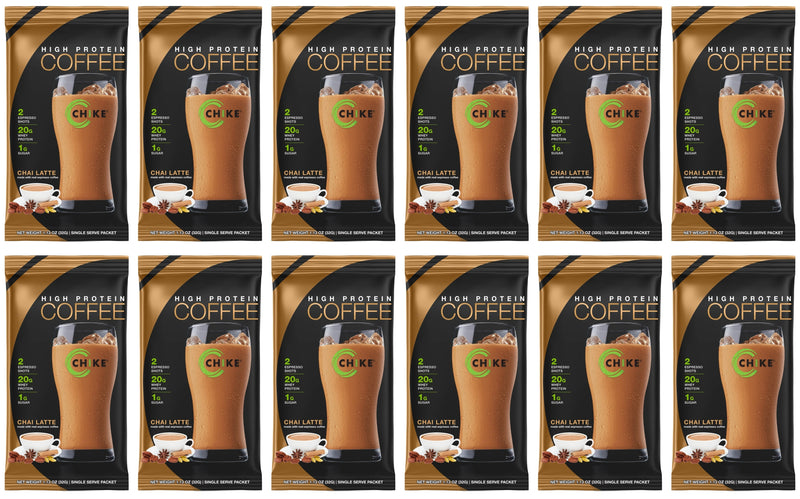 Chike Nutrition High Protein Iced Coffee Single Packets - Available in 8 Flavors! 