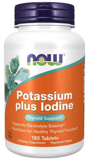 NOW Potassium plus Iodine 180 tablets 