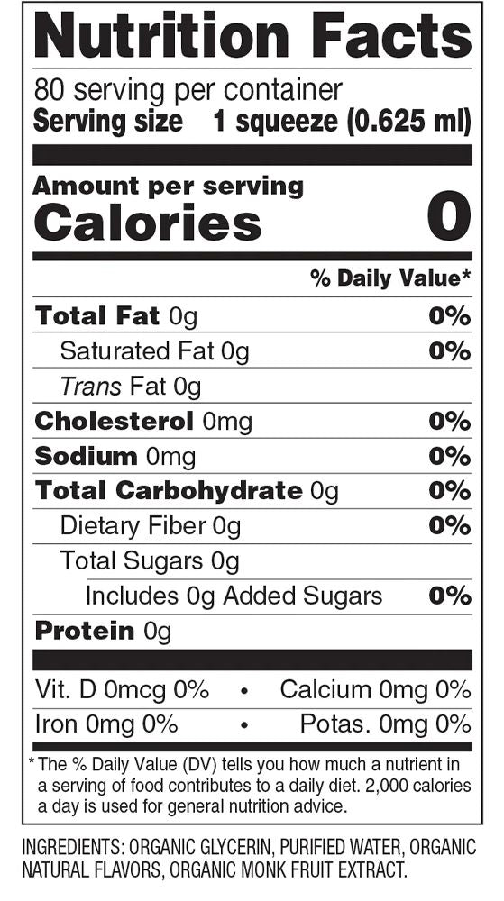 SweetLeaf Monk Fruit Squeezable Sweetener Organic