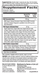 Garden of Life RAW Resveratrol 60 capsules 