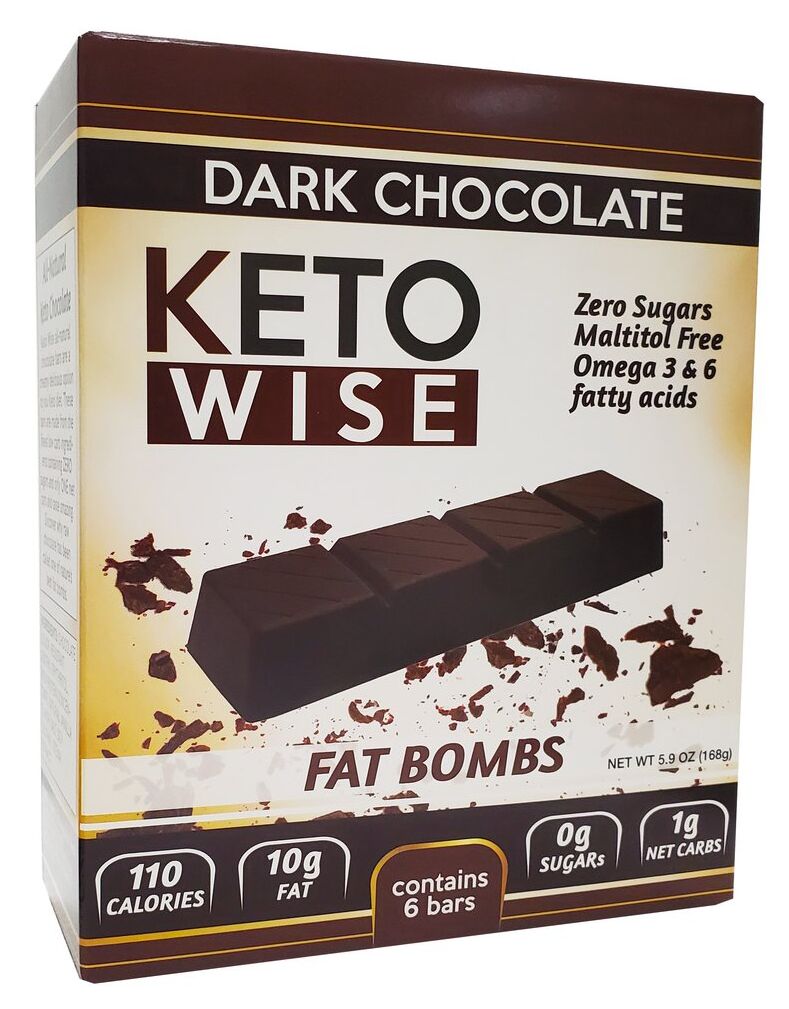 Healthsmart Keto Wise Solid Chocolate Fat Bombs