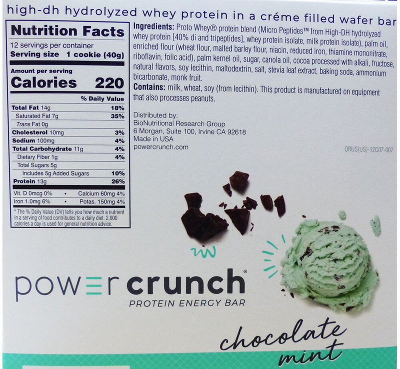 BNRG Power Crunch Protein Bars