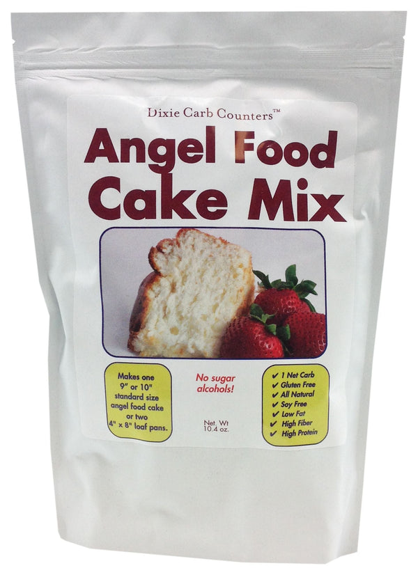 Dixie USA Carb Counters Angel Food Cake Mix 10.4 oz. 