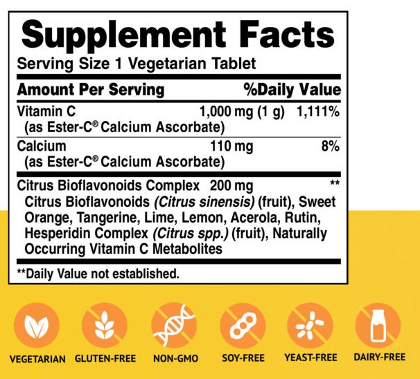 American Health Ester-C w/ Citrus Bioflavonoids