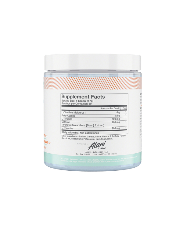 Pre-Workout Supplement Powder by Alani Nutrition