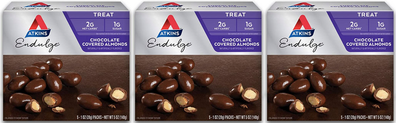 Atkins Nutritionals Endulge Chocolate Covered Almonds 5 packs