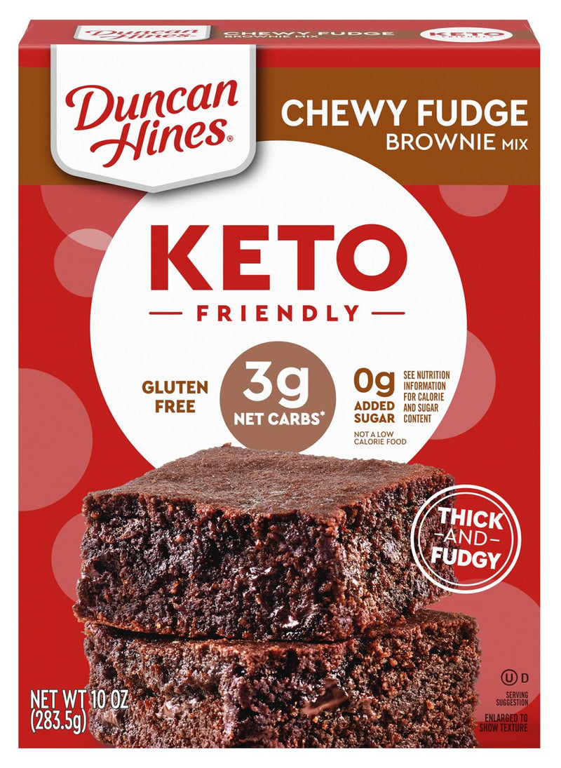 Duncan Hines Keto Friendly Brownie Mix 10 oz 