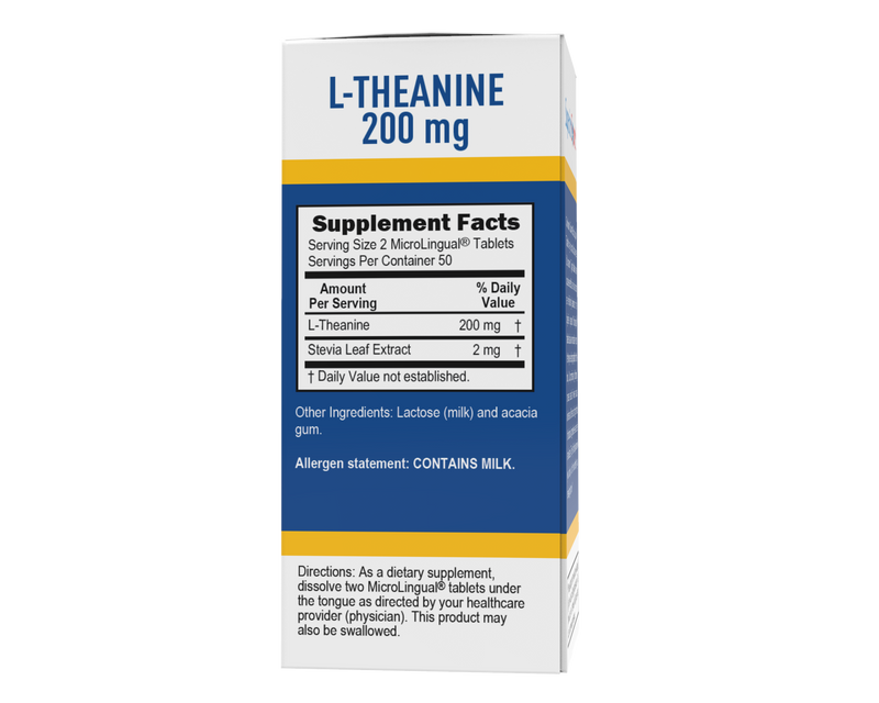 Superior Source L-Theanine 200 mg MicroLingual® Instant Dissolve Tablets 