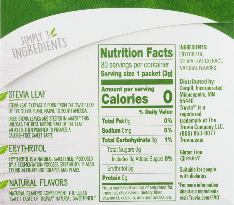 Truvia Original Calorie-Free Sweetener from the Stevia Leaf Packets