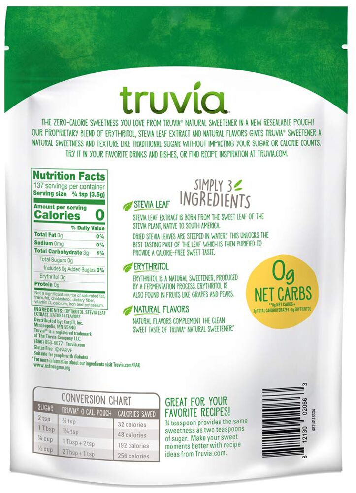 Truvia Original Calorie-Free Sweetener from the Stevia Leaf 17 oz 