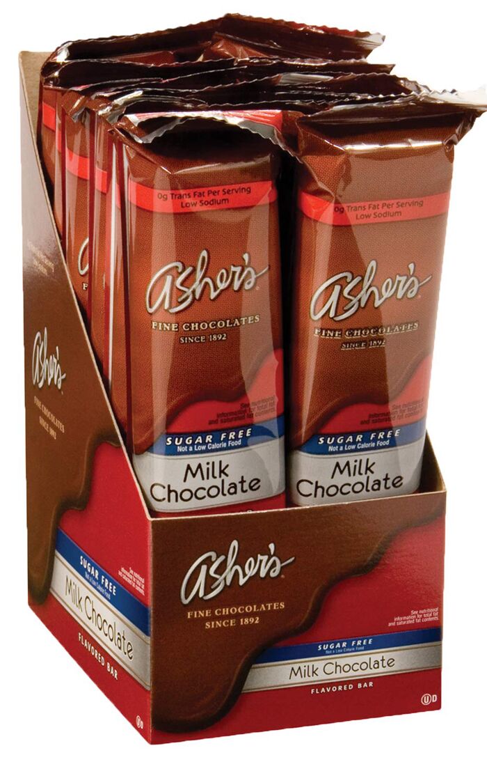 Asher's Chocolates Sugar Free Candy Bars