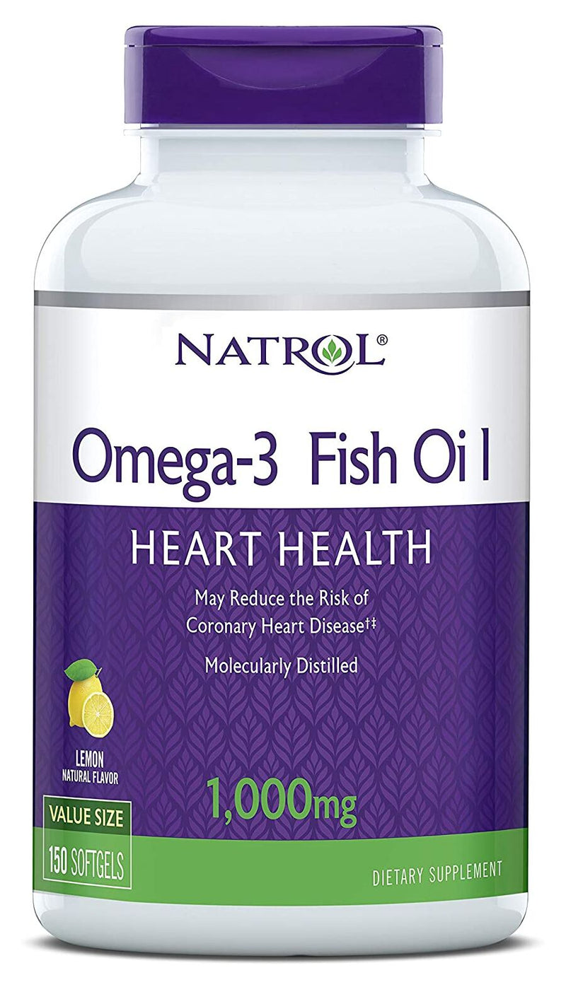 Natrol Omega 3 Fish Oil 150 softgels 