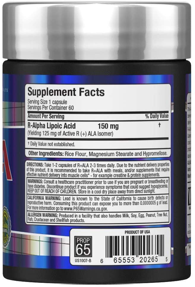 AllMax Nutrition R-ALA 60 capsules 