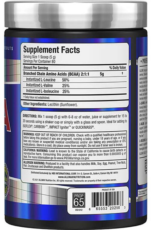 AllMax Nutrition BCAA Powder