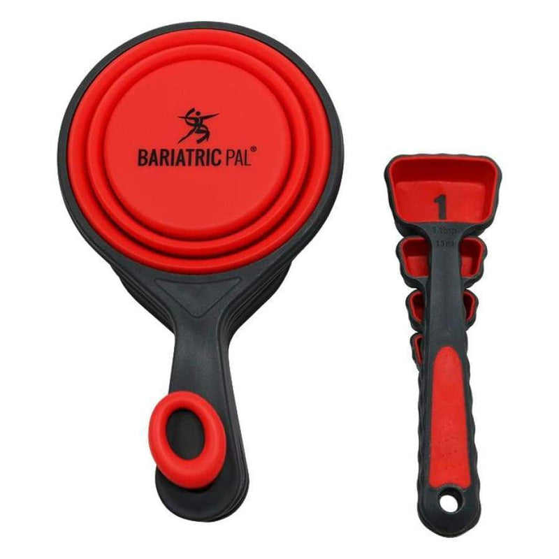 8 Piece Collapsible Measuring Cups and Spoons Set by BariatricPal 