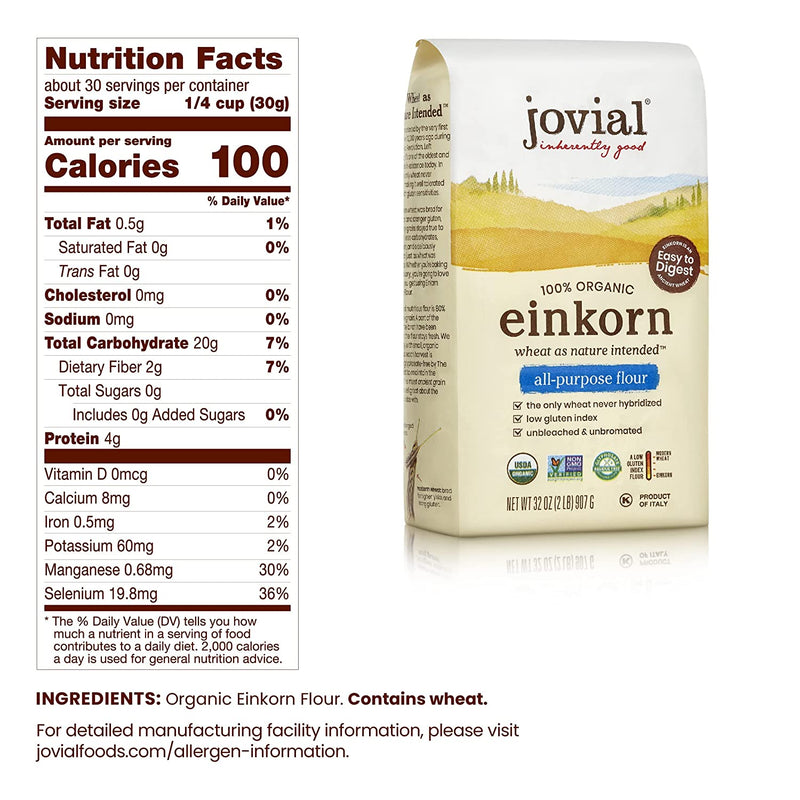 Jovial Foods Einkorn All Purpose Flour Organic 32 oz