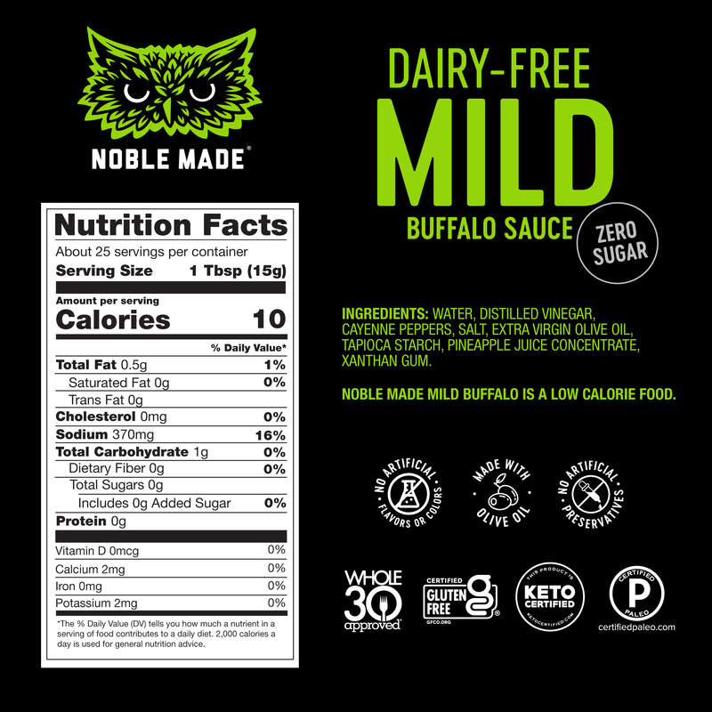 Dairy-Free Buffalo Sauce by Noble Made