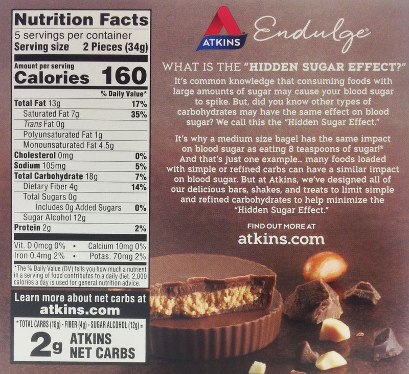 Atkins Nutritionals Endulge Candy Bars