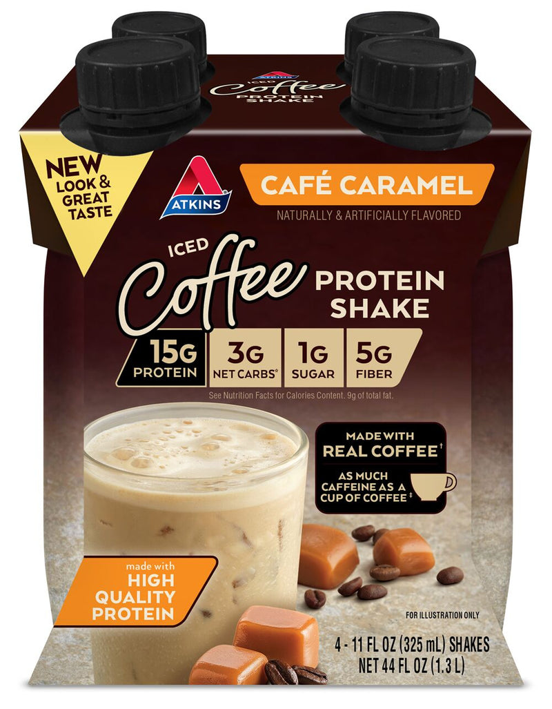 Atkins Nutritionals Iced Coffee Ready-to-Drink Protein Shakes