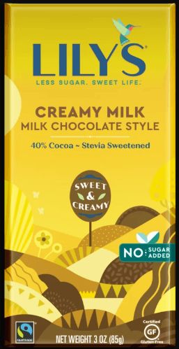 Lily's Sweets No Sugar Added 40% Milk Chocolate Style Bars