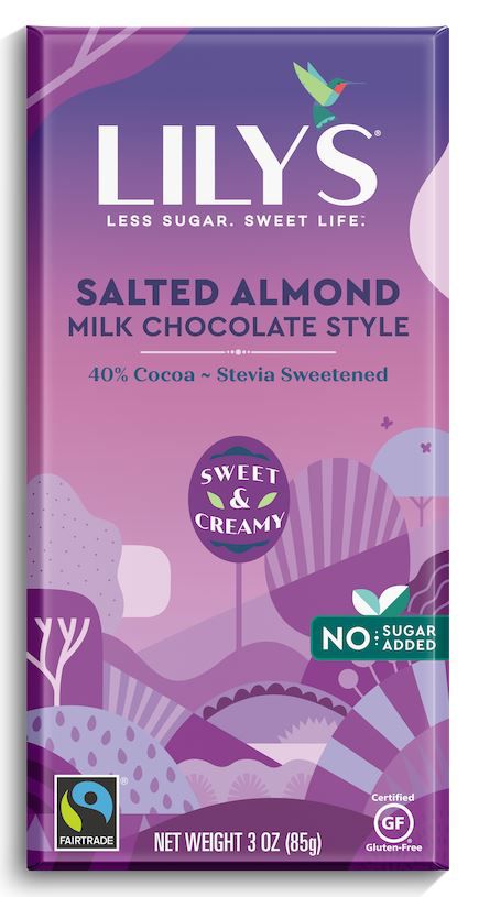 Lily's Sweets No Sugar Added 40% Milk Chocolate Style Bars