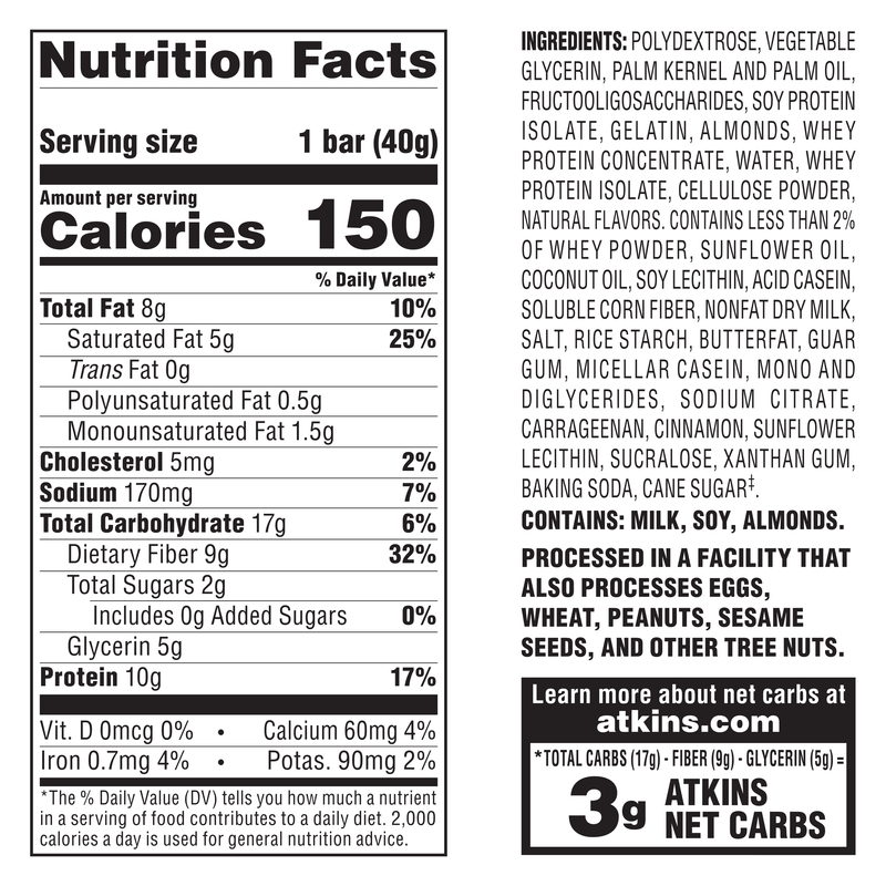 Atkins Nutritionals Snack Bars