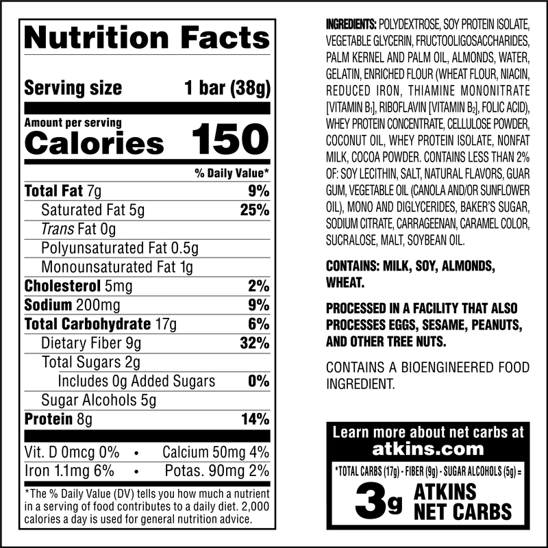 Atkins Nutritionals Snack Bars