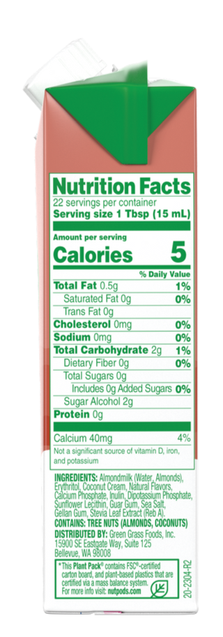 Nutpods Almond + Coconut Sweetened Creamer