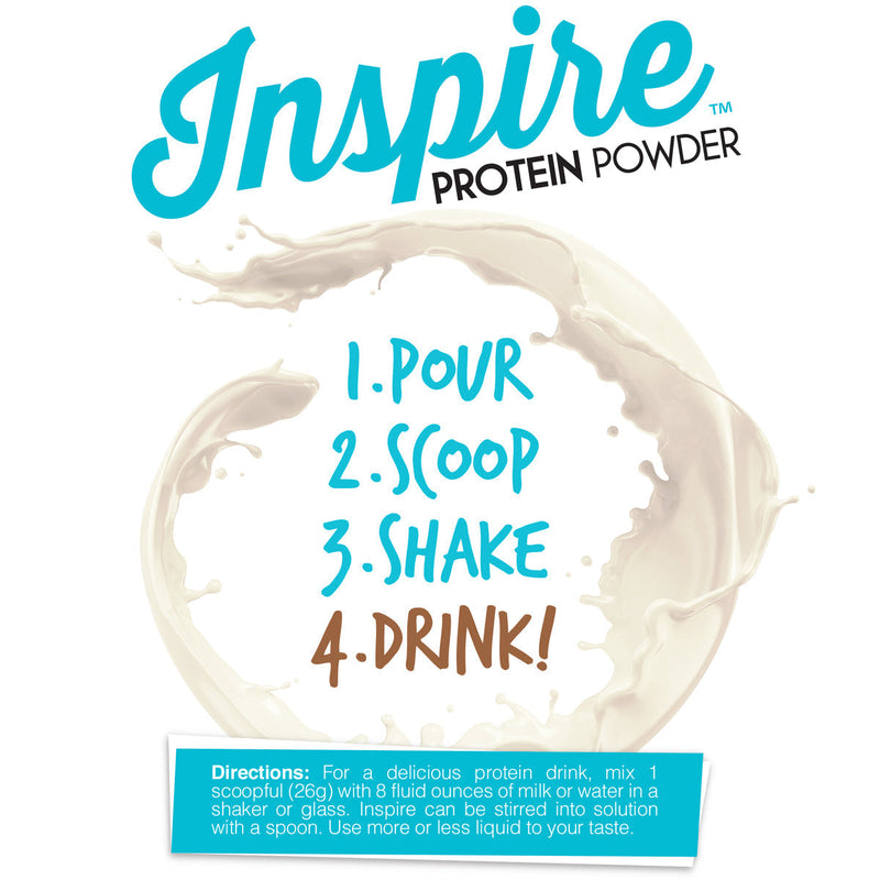 Inspire Strawberry White Chocolate Protein Powder by Bariatric Eating