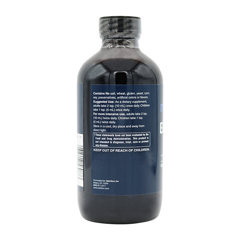 Elderberry Extract Liquid  8oz by Netrition