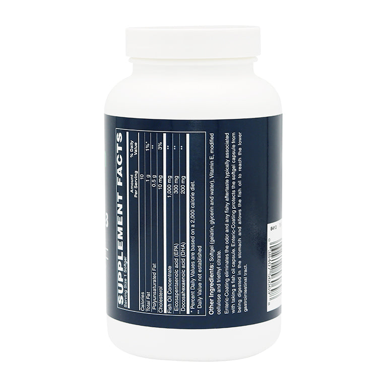 Enteric Coated Super Omega-3 Softgels 120's by Netrition