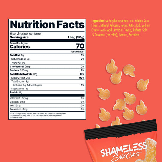 Gummy Candy by Shameless Snacks - Chili Mango Fire