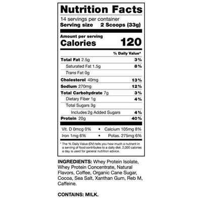 Chike Nutrition Natural High Protein Iced Coffee 16oz Bag