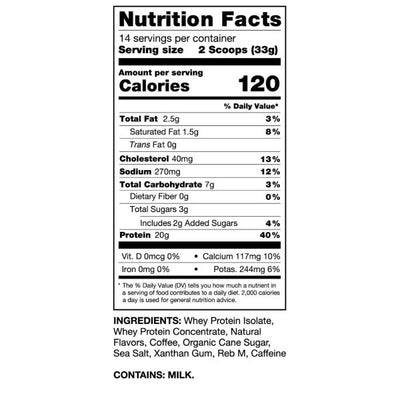 Chike Nutrition Natural High Protein Iced Coffee 16oz Bag