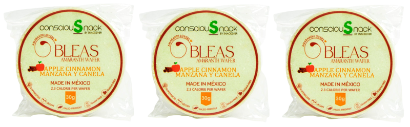 ConsciouSnack Obleas Amaranth Wafers by Snackever