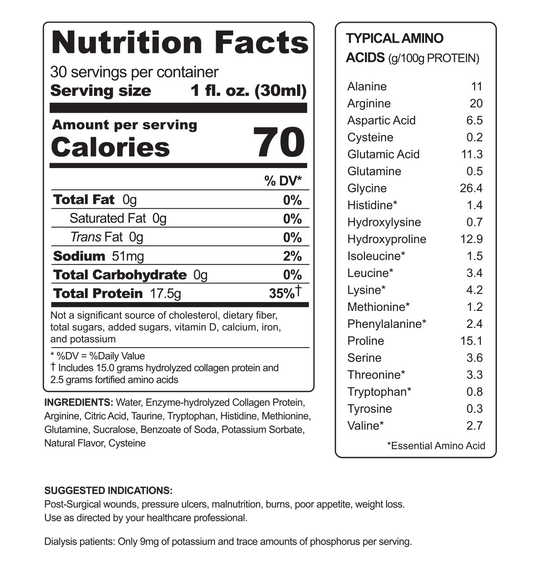 Liquid Collagen Protein by ProT Gold - Orange Creme 