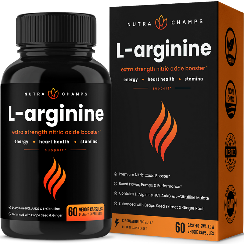 L-Arginine Capsules by NutraChamps 