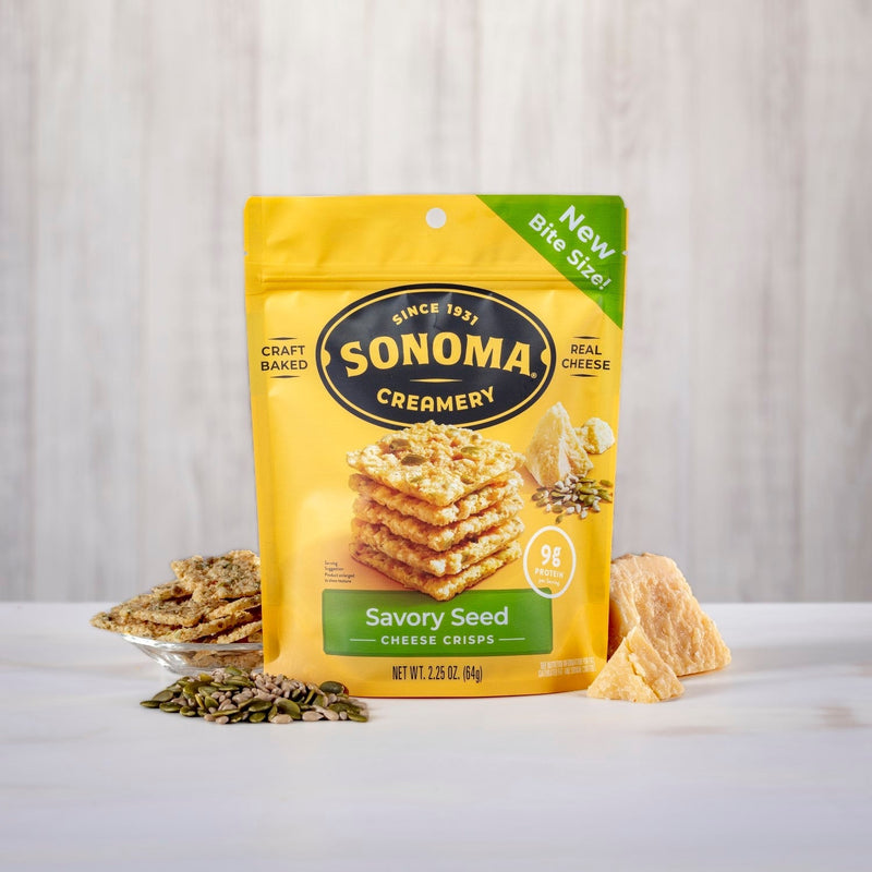 Sonoma Creamery Savory Seed Parmesan Crisps 2.25 oz