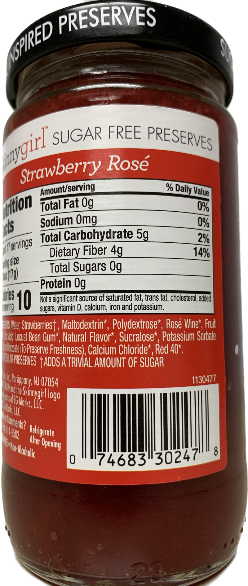 Skinnygirl Sugar Free Cocktail Inspired Preserves, 10 oz