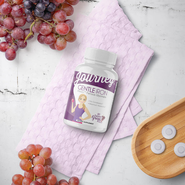 Journey Gentle Iron Grape Melt Tablets by Bariatric Eating