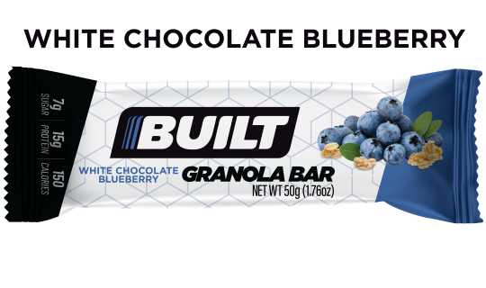 Built Bar Protein Granola Bar - White Chocolate Blueberry 