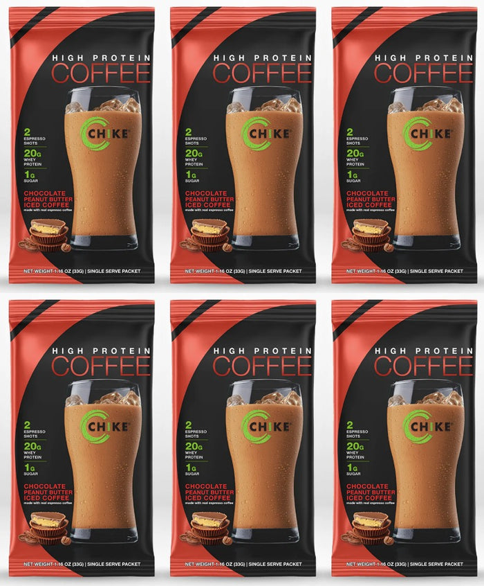 Chike Nutrition High Protein Iced Coffee Single Packets - Available in 8 Flavors! 