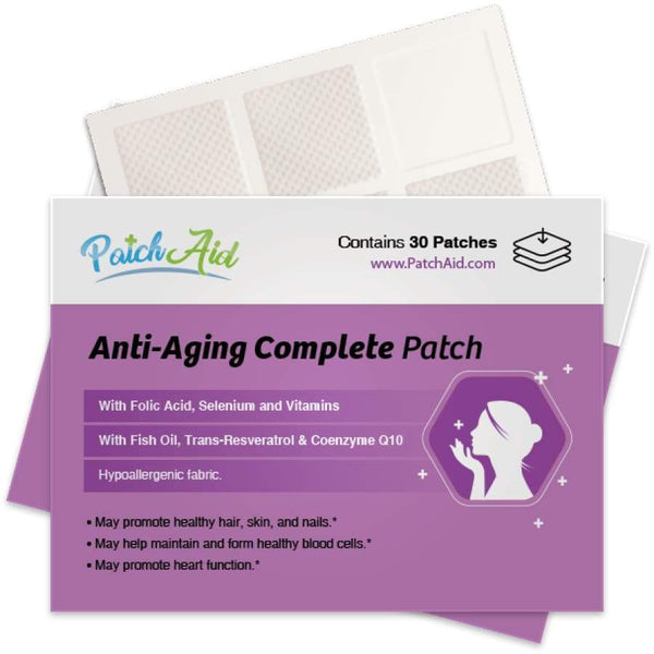 Anti-Aging Complete Topical Patch by PatchAid - 30-Day Supply - Vitamin Patch