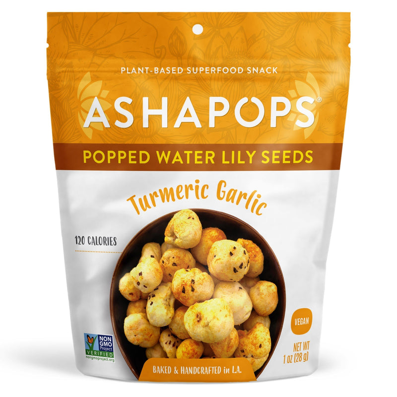 Popped Water Lily Seeds by AshaPops - Turmeric Garlic 