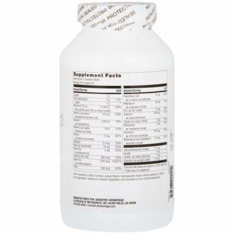 Bariatric Advantage Chewable Essential Multivitamin without Iron - Available in 2 Flavors!