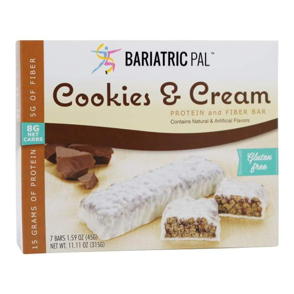 BariatricPal Divine 15g Protein & Fiber Bars - Cookies & Cream - Protein Bars