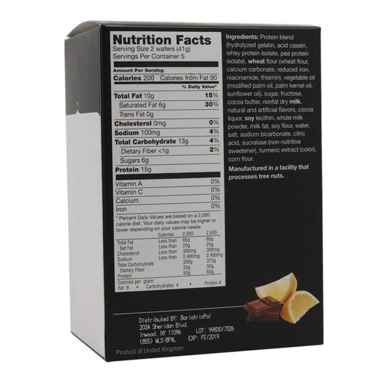 BariatricPal Square Protein Wafers - Lemon - Protein Bars