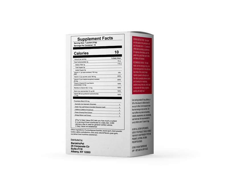 BariatricPal Thermogenic Antioxidant Energy Powder Blend - Available in 3 Flavors! 